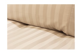 Caily Stripe King Duvet Set Stone