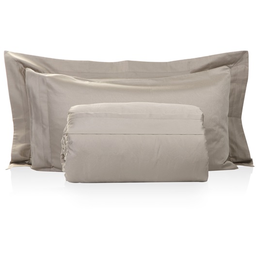 Tempace Jacquard King Size Duvet set Mocha