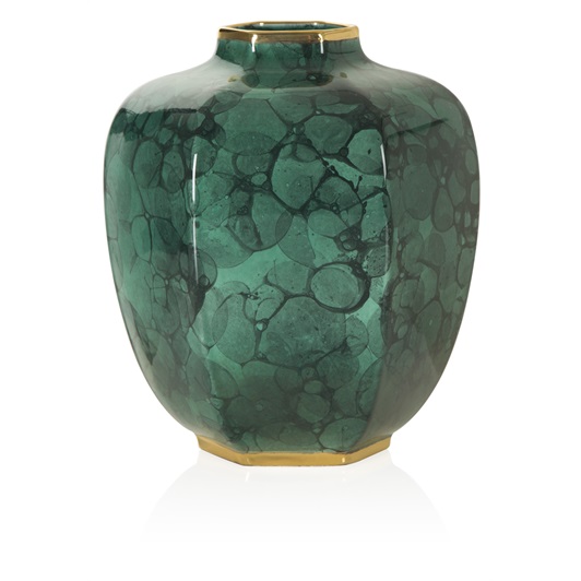 Malachite Geo Vase