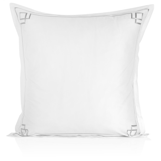 Hera Oxford Pillowcase - Metallic Silver