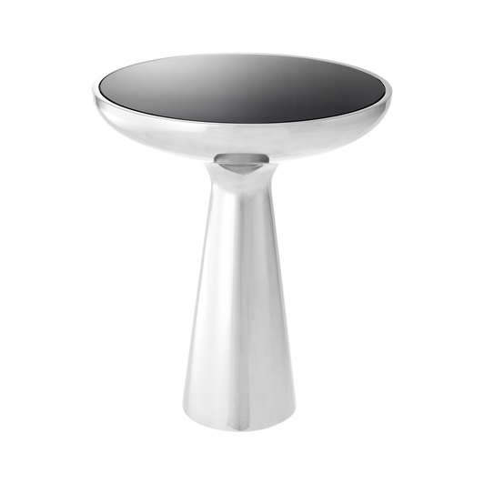 Small Side Table - Polished Stainless Steel