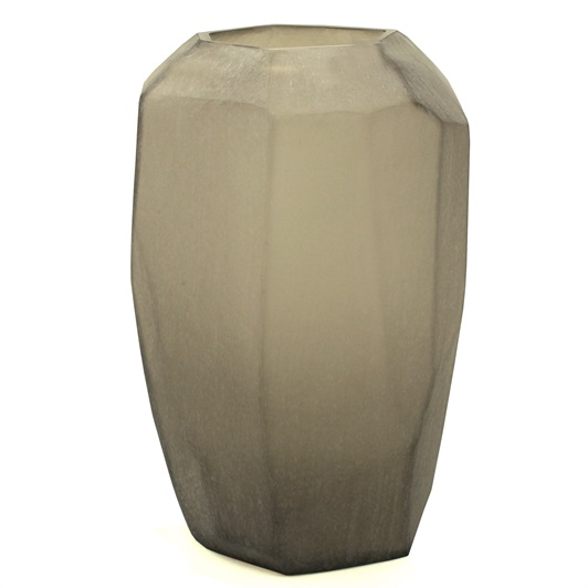 Cubi Vase Smoke Grey, Tall