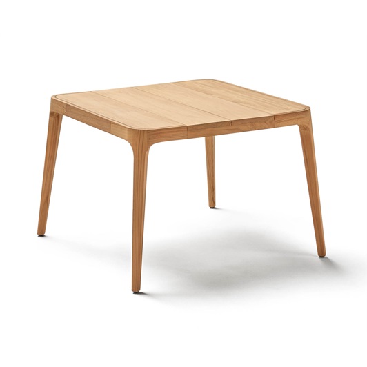 Teak with adjustable legs