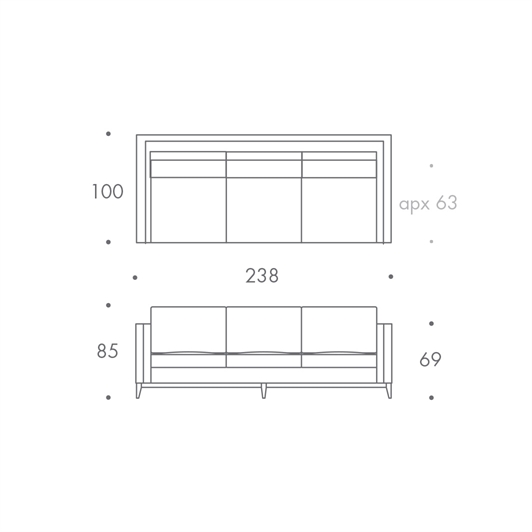 3 Seater Sofa