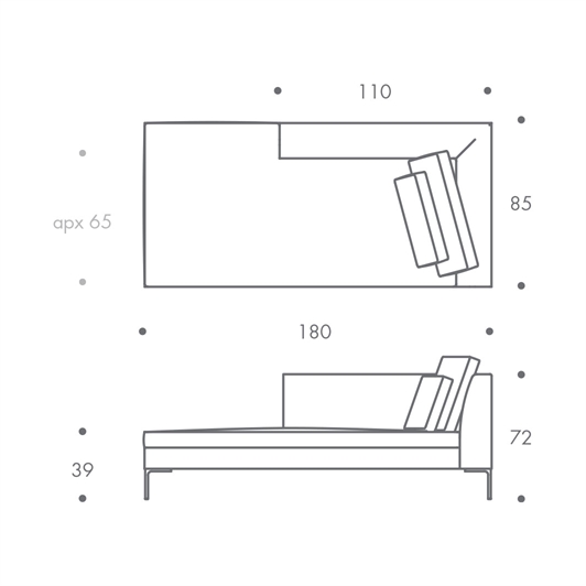 Chaise 2 (Right Hand)